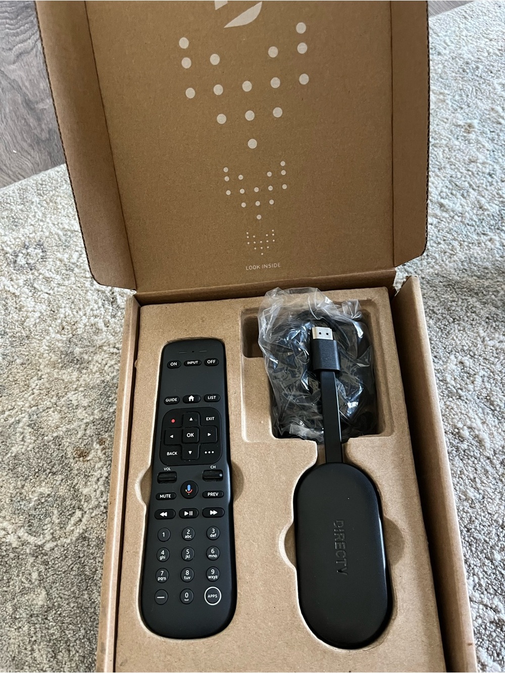DIRECTV Gemini Air Streaming Device with Voice Remote & Original Box - Picture 3 of 3